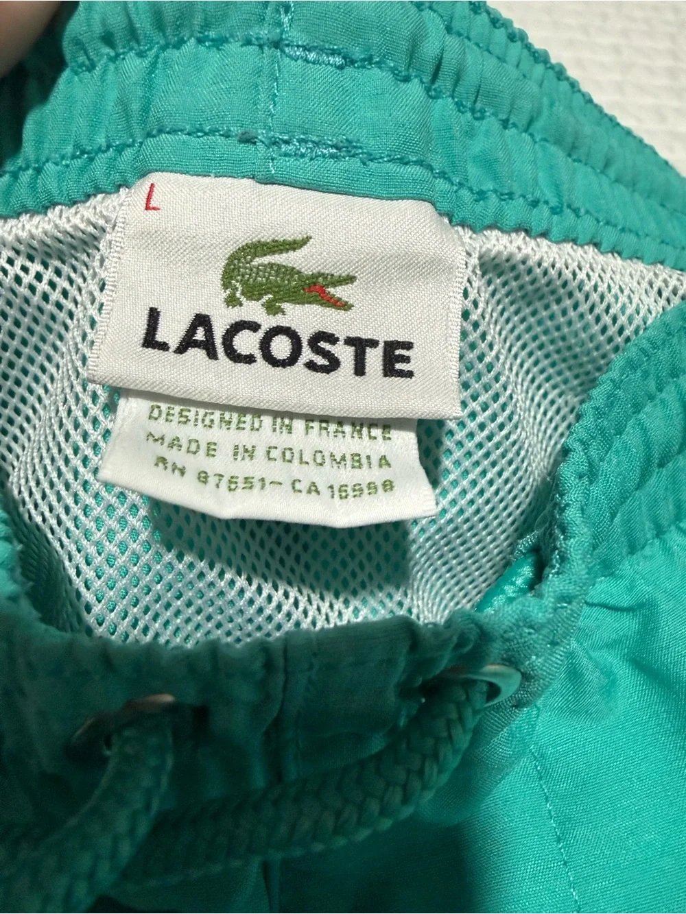 Lacoste Men's Teal Swim Shorts
